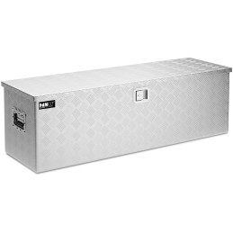 Rakinama aliuminio transportavimo įrankių dėžė 150 l 124 x 38,5 x 38,5 cm