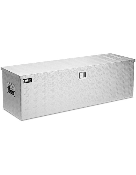 Rakinama aliuminio transportavimo įrankių dėžė 150 l 124 x 38,5 x 38,5 cm Rakinama aliuminio transportavimo įrankių dėžė 150 l 124 x 38,5 x 38,5 cm