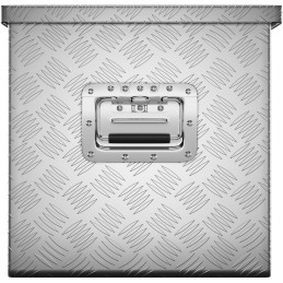 Rakinama aliuminio transportavimo įrankių dėžė 150 l 124 x 38,5 x 38,5 cm