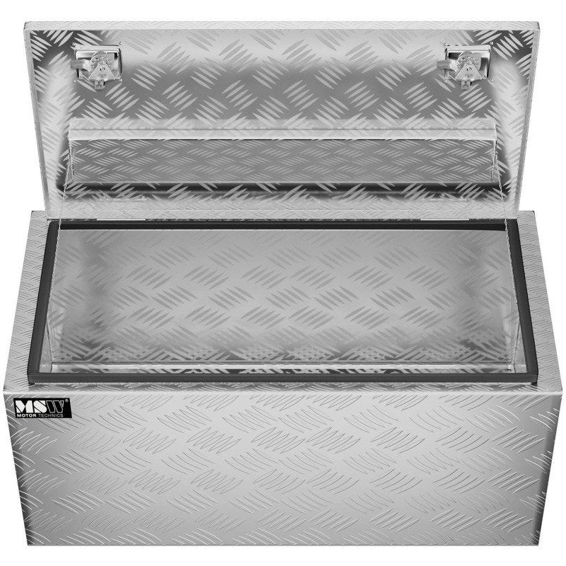 Rakinama aliuminio transportavimo įrankių dėžė 119 l 91 x 45 x 44,5 cm