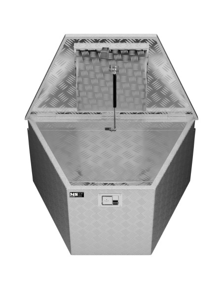 Rakinama aliuminio transportavimo įrankių dėžė 150 l 81,5 x 47,5 x 46 cm Rakinama aliuminio transportavimo įrankių dėžė 150 l 81,5 x 47,5 x 46 cm