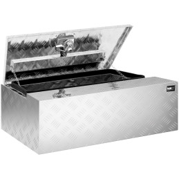 Rakinama aliuminio transportavimo įrankių dėžė 75 l 75 x 25 x 40 cm