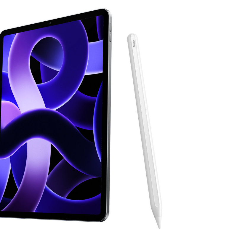 Rašiklis iPhone iPad belaidis aktyvus + keičiamas antgalis baltas