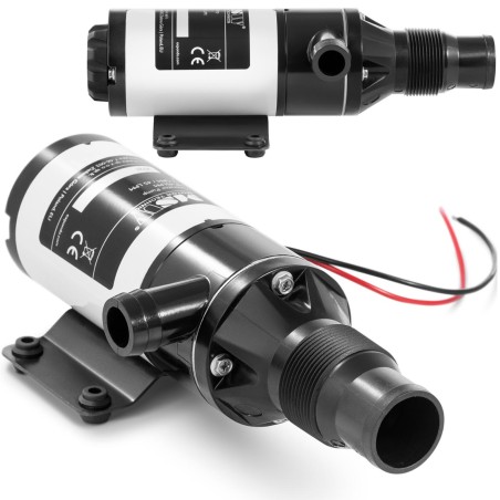 Siurblys su smulkintuvu šlifuokliu tualetui jachtoms kemperiams karavanams 12 V 12 A 45 l/min Siurblys su smulkintuvu šlifuokliu tualetui jachtoms kemperiams karavanams 12 V 12 A 45 l/min