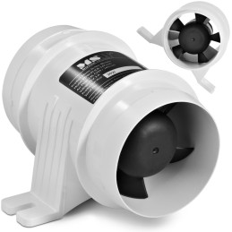 Tunelinis ventiliatorius jachtai nameliui ant ratų namelio namelio karavanas 76mm 12V 3A 19m/s