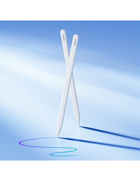 Rašiklis iPhone iPad belaidis aktyvus + keičiamas antgalis baltas Rašiklis iPhone iPad belaidis aktyvus + keičiamas antgalis baltas