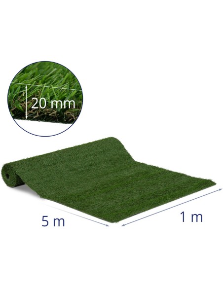 Dirbtinė žolė terasos balkonui minkšta 20 mm 13/10 cm 100 x 500 cm Dirbtinė žolė terasos balkonui minkšta 20 mm 13/10 cm 100 x 500 cm