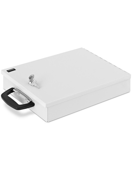 Rakinama metalinė dėžutė dokumentams 355 x 255 x 70 mm DIN A4 Rakinama metalinė dėžutė dokumentams 355 x 255 x 70 mm DIN A4