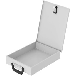 Saugi metalinė dėžė dokumentams su kodine užraktu 355 x 255 x 70 mm DIN A6