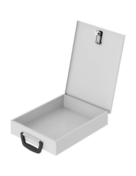 Saugi metalinė dėžė dokumentams su kodine užraktu 355 x 255 x 70 mm DIN A6 Saugi metalinė dėžė dokumentams su kodine užraktu 355 x 255 x 70 mm DIN A6