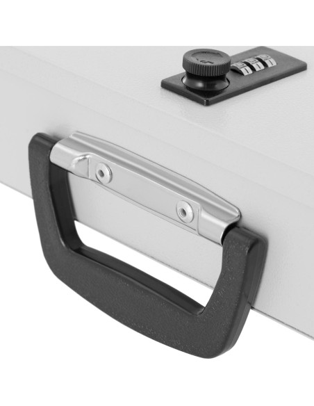Saugi metalinė dėžė dokumentams su kodine užraktu 355 x 255 x 70 mm DIN A6 Saugi metalinė dėžė dokumentams su kodine užraktu 355 x 255 x 70 mm DIN A6
