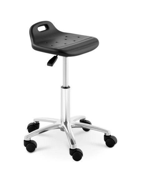 Taburetė CHROM darbo kėdė iki 120 kg 420-555 mm juoda Taburetė CHROM darbo kėdė iki 120 kg 420-555 mm juoda