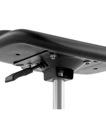 Taburetė CHROM darbo kėdė iki 120 kg 420-555 mm juoda Taburetė CHROM darbo kėdė iki 120 kg 420-555 mm juoda