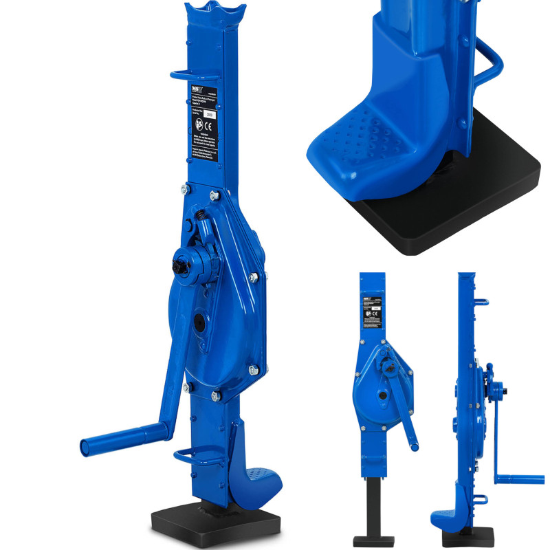 Mechaninis geležinkelio alkūninis domkratas iki 1080 mm 3 t Mechaninis geležinkelio alkūninis domkratas iki 1080 mm 3 t