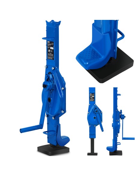 Mechaninis geležinkelio alkūninis domkratas iki 1080 mm 3 t Mechaninis geležinkelio alkūninis domkratas iki 1080 mm 3 t