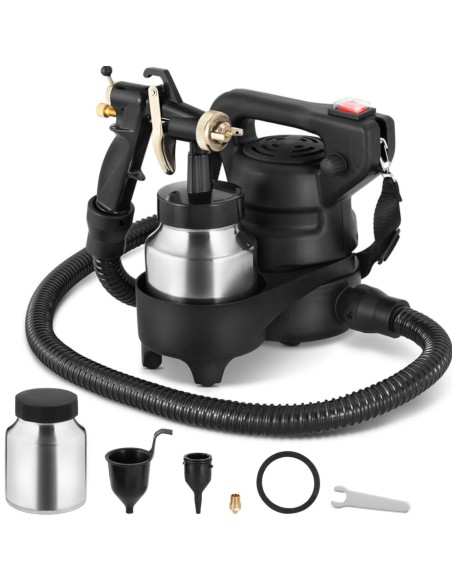 Sieninis lubų purškimo pistoletas 1000ml 800W Sieninis lubų purškimo pistoletas 1000ml 800W