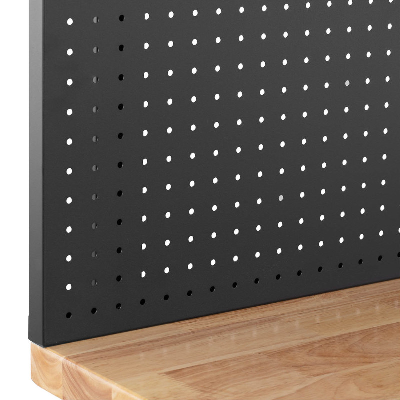 Reguliuojamas darbastalis su stalčiumi ir įrankių lenta 227 kg 122 x 51 cm