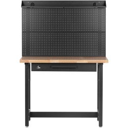 Reguliuojamas darbastalis su stalčiumi ir įrankių lenta 227 kg 122 x 51 cm