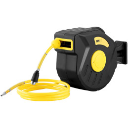 Žarna Pneumatinė slėgio žarna suvyniota ant automatinės ritės 18 bar 20 m + 3 m