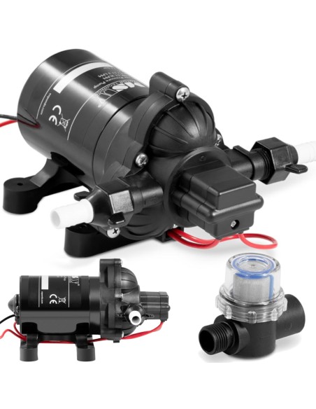 Slėginio vandens siurblys, skirtas jachtiniam nameliui ant ratų 11,3 l/min 12 V 4,5 A