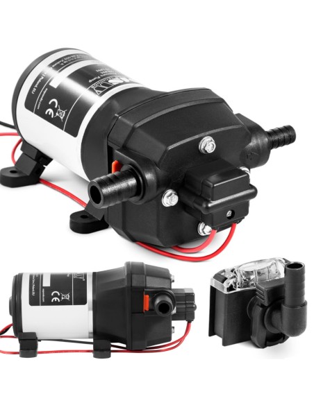 Slėginio vandens siurblys jachtos kemperiui 10 l/min 12 V 1,2 bar Slėginio vandens siurblys jachtos kemperiui 10 l/min 12 V 1,2 bar