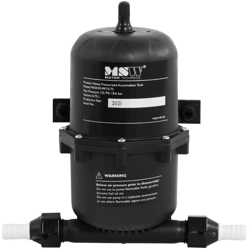 Slėgio siurblio išsiplėtimo bakas 0,75 l 8,6 bar 1/2''