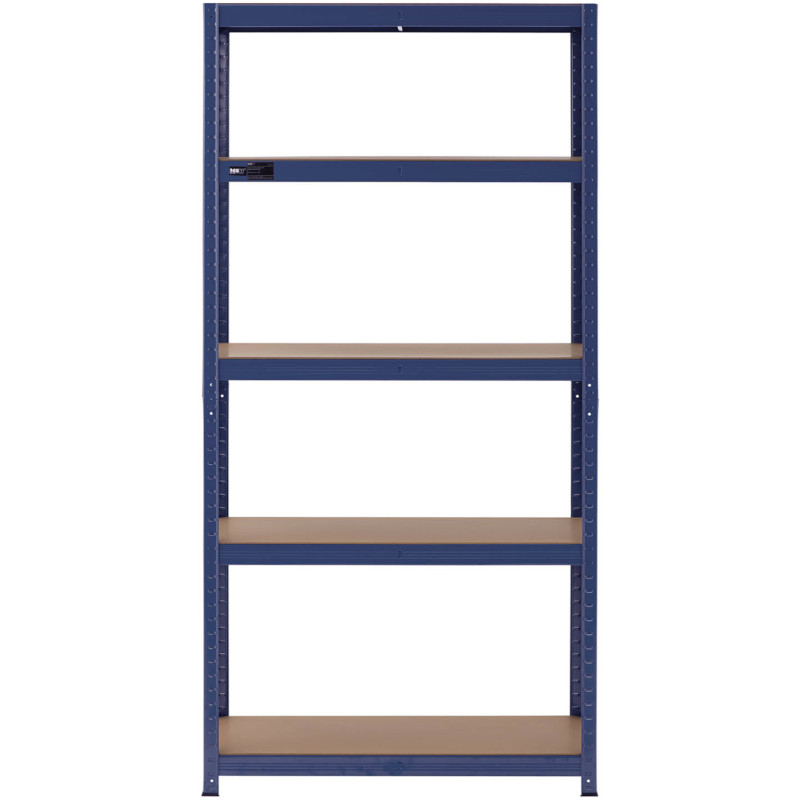 Metalinė laikymo lentyna 5 lentynos 875 kg 90 x 40 x 180 cm mėlyna