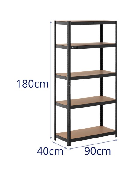 Metalinė laikymo lentyna su 5 lentynomis 875 kg 90 x 40 x 180 cm ledo mėlyna 2 vnt. Metalinė laikymo lentyna su 5 lentynomis 875 kg 90 x 40 x 180 cm ledo mėlyna 2 vnt.