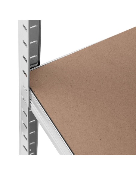 Metalinė laikymo lentyna 4 lentynos 320 kg 80 x 40 x 160 cm pilka 2 vnt.