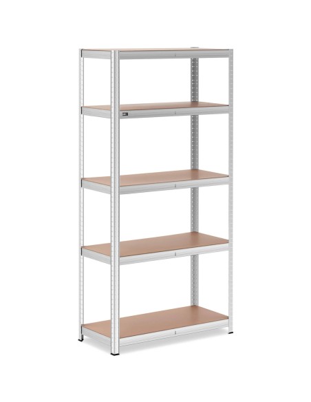 Metalinė laikymo lentyna su 5 lentynomis 750 kg 100 x 50 x 197 cm pilka Metalinė laikymo lentyna su 5 lentynomis 750 kg 100 x 50 x 197 cm pilka