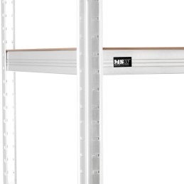 Metalinė laikymo lentyna su 5 lentynomis 750 kg 100 x 50 x 197 cm pilka