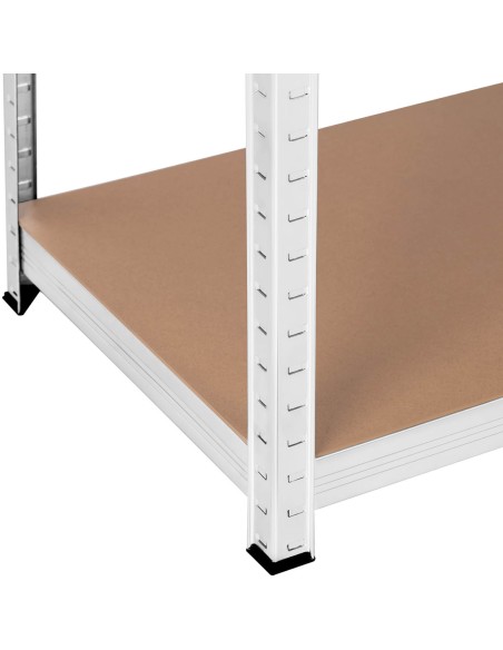 Metalinė laikymo lentyna su 5 lentynomis 750 kg 100 x 50 x 197 cm pilka Metalinė laikymo lentyna su 5 lentynomis 750 kg 100 x 50 x 197 cm pilka