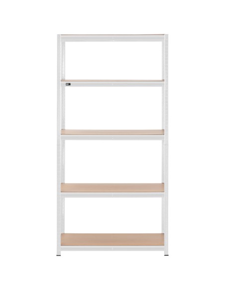 Metalinė laikymo lentyna su 5 lentynomis 750 kg 100 x 60 x 197 cm pilka Metalinė laikymo lentyna su 5 lentynomis 750 kg 100 x 60 x 197 cm pilka