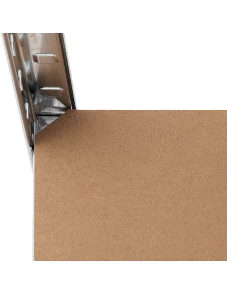 Metalinė laikymo lentyna su 5 lentynomis 750 kg 120 x 50 x 197 cm pilka