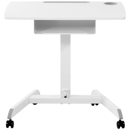 Nešiojamojo kompiuterio stovo stalas pakreiptas reguliuojamas su lentyna 80 x 56 cm 760 - 1130 mm Nešiojamojo kompiuterio stovo stalas pakreiptas reguliuojamas su lentyna 80 x 56 cm 760 - 1130 mm