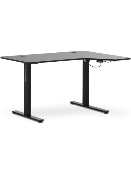 Elektra reguliuojamo aukščio kampinis stalas 140 x 90 cm A 720 - 1200 mm Juoda Elektra reguliuojamo aukščio kampinis stalas 140 x 90 cm A 720 - 1200 mm Juoda