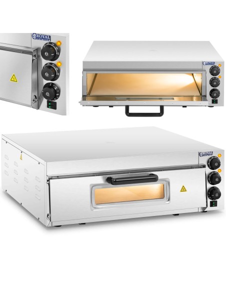 Vienos kameros picos orkaitė su stiklu 1 pica 60 cm 230 V 3000 W Vienos kameros picos orkaitė su stiklu 1 pica 60 cm 230 V 3000 W