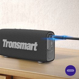 Trip belaidis garsiakalbis Bluetooth 5.3 vandeniui atsparus IPX7 10W žalia
