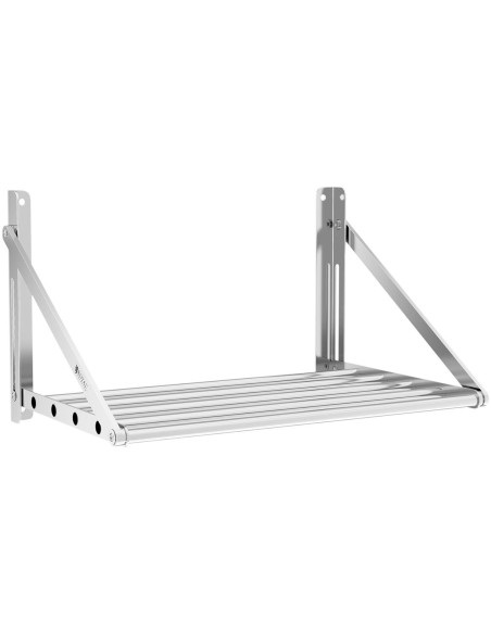 Nerūdijančio plieno sulankstoma sieninė lentyna iki 40 kg 60 x 45 cm Nerūdijančio plieno sulankstoma sieninė lentyna iki 40 kg 60 x 45 cm