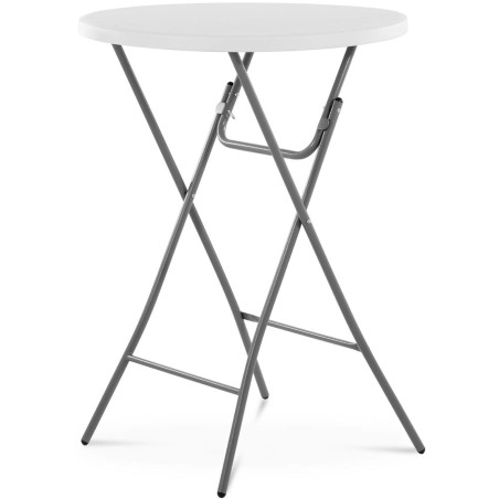 Apvalaus stalo maitinimo baro stalas sulankstomas baltas iki 100 kg skersmens. 80cm x 110cm Apvalaus stalo maitinimo baro stalas sulankstomas baltas iki 100 kg skersmens. 80cm x 110cm