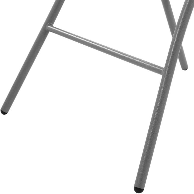 Apvalaus stalo maitinimo baro stalas sulankstomas baltas iki 100 kg skersmens. 80cm x 110cm