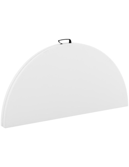 Baltas sulankstomas apvalus sodo maitinimo stalas iki 150 kg skersmens. 150 x 74 cm Baltas sulankstomas apvalus sodo maitinimo stalas iki 150 kg skersmens. 150 x 74 cm
