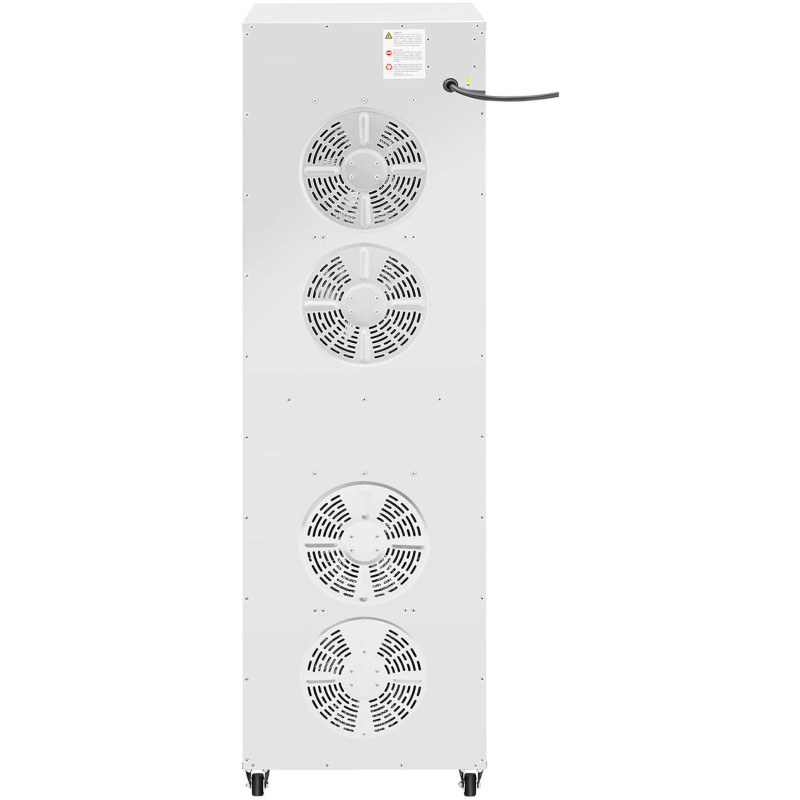 Pramoninis dehidratorius maistinėms žolėms vaisiams 2 kameros 32 grotelės 40-90 C 3150 W