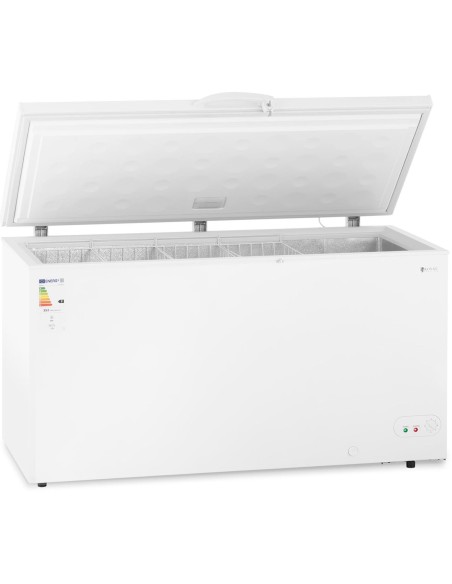 Užrakinamas krūtinės šaldiklis 4 krepšeliai 459 L -12 iki -28 C 135 W