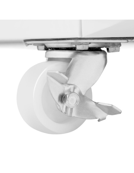 Šaldytuvo aušintuvas gėrimams dvigubo stiklo LED 2-10 C 600 l baltas