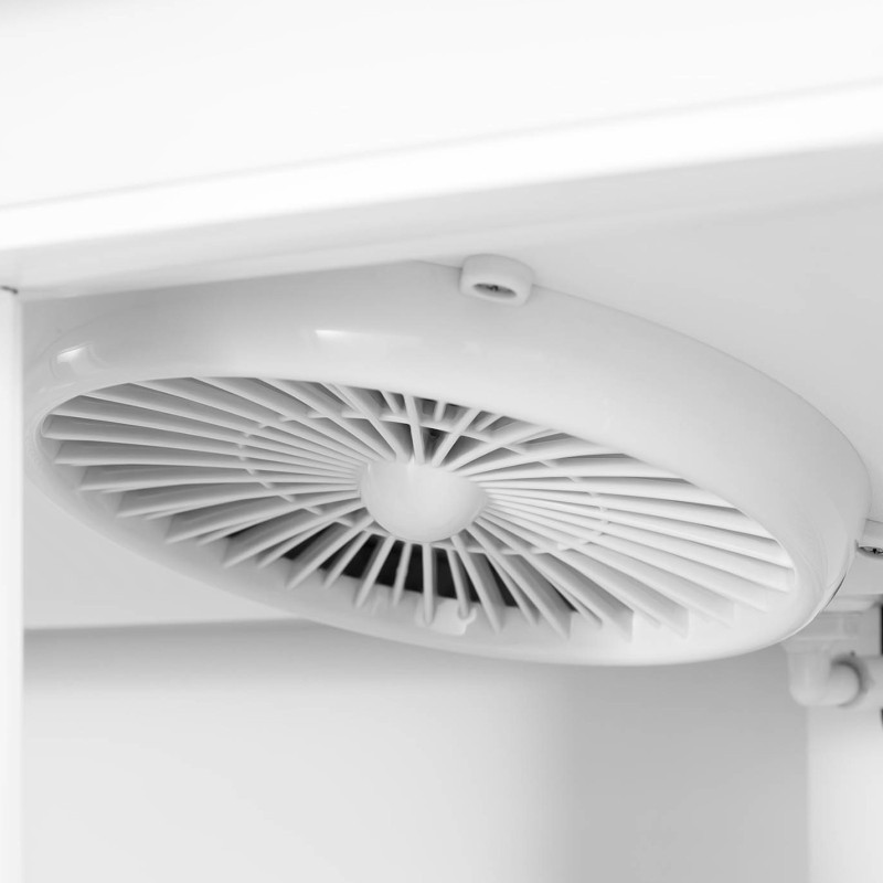 Šaldytuvo aušintuvas gėrimams dvigubo stiklo LED 2-10 C 600 l baltas