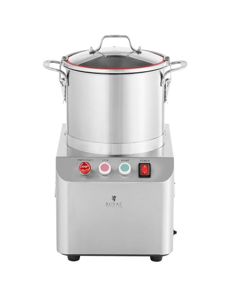 Maitinimo peilių pjaustytuvas smulkinimui, mėsos daržovių pjaustymui, pjaustymui 1400 aps./min 10 l 750 W Maitinimo peilių pjaustytuvas smulkinimui, mėsos daržovių pjaustymui, pjaustymui 1400 aps./min 10 l 750 W