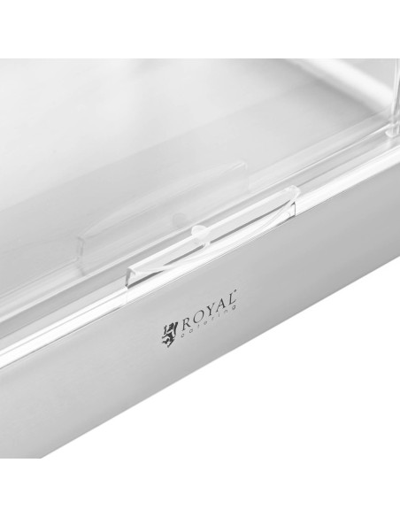 Švediško stalo pusryčių vitrina su ritininiu dangčiu GN 1/1 8,5 l