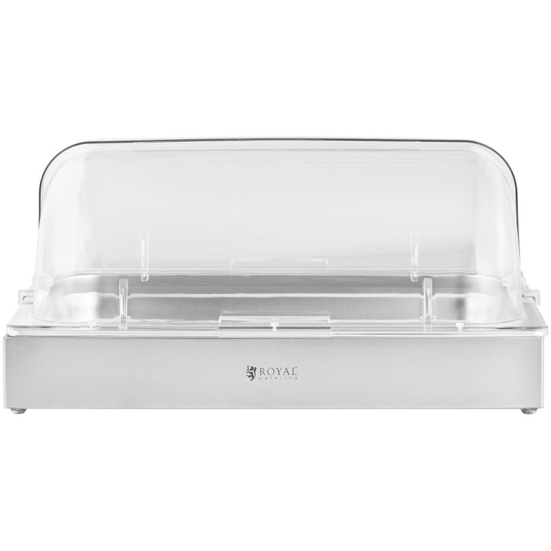 Švediško stalo pusryčių vitrina su ritininiu dangčiu GN 1/1 8,5 l