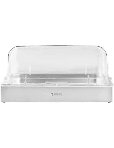 Švediško stalo pusryčių vitrina su ritininiu dangčiu GN 1/1 8,5 l